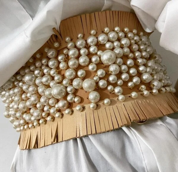 Belt With Pearls - Image 3