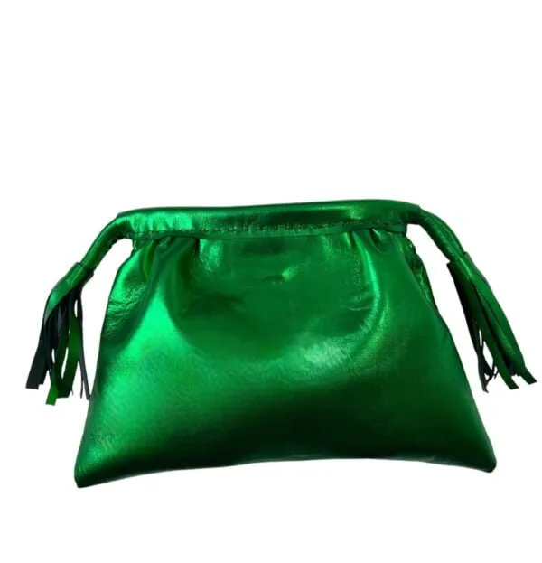 Bottega Metallic Clutch - Image 2