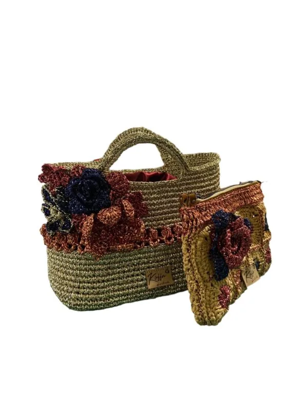 Florabella Raffia Bag - Image 2
