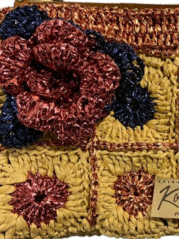 Florabella Raffia Clutch - Image 4