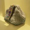 Blossom Burlap Pouch - Image 5