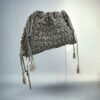 Studded Black & Gray Potli bag - Image 2