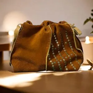 Espresso Drawstring Pouch