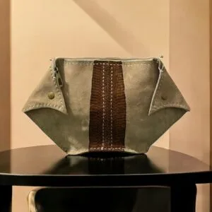 Angel Leather Clutch