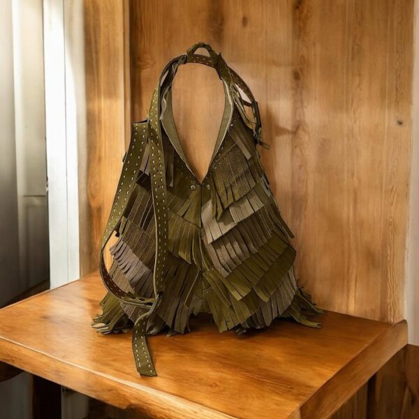 Hobo Fringe Shoulder Bag - Image 4