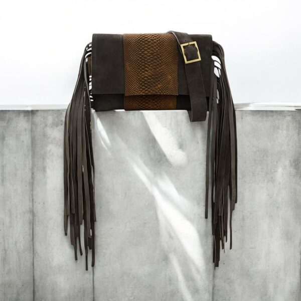 Fringe Croc Bag