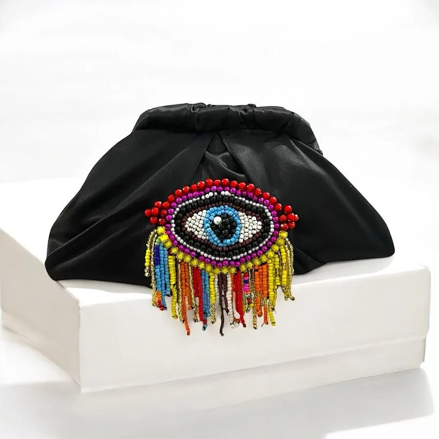 Satin Gaze Clutch