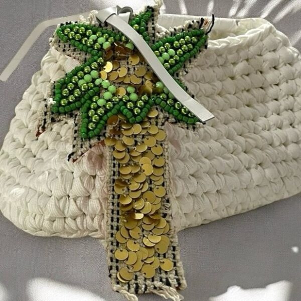 Palm Breeze Crochet Bag - Image 3
