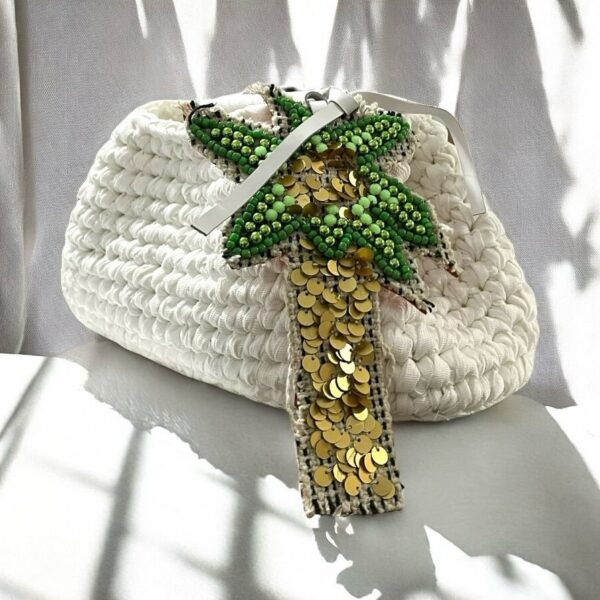 Palm Breeze Crochet Bag - Image 4