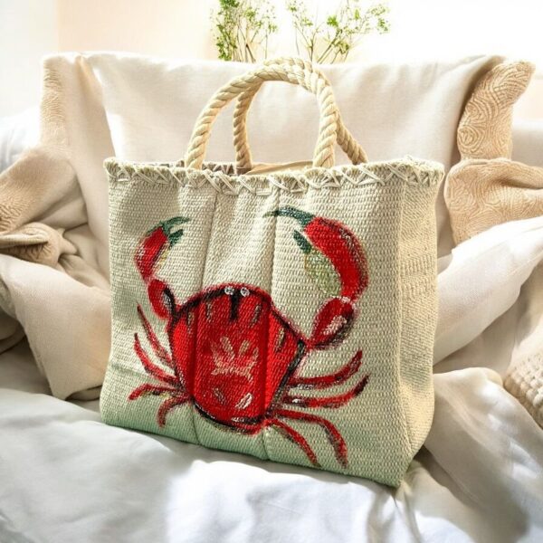 Crab Canvas Tote - Image 2