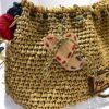 Flip Flop Vibes Raffia Pouch - Image 4