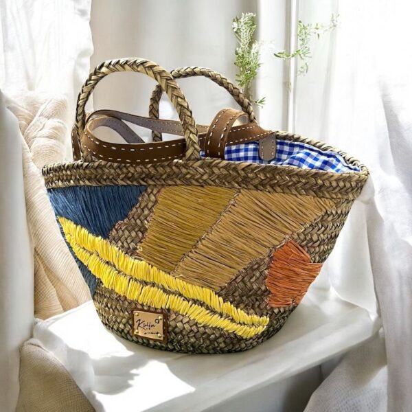 Desert Bloom Straw Tote - Image 2