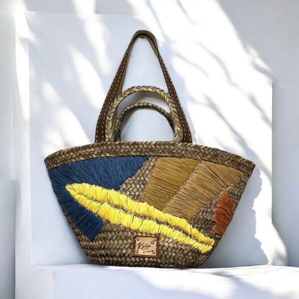 Desert Bloom Straw Tote