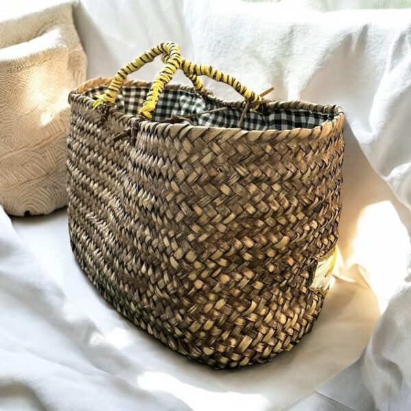 Bloom Straw Tote - Image 4