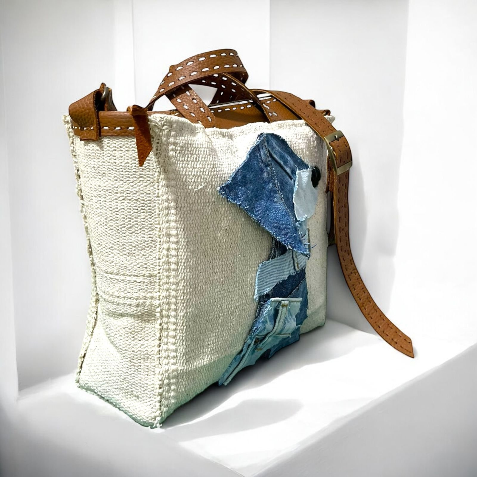 Denim Pup Tote - Image 2