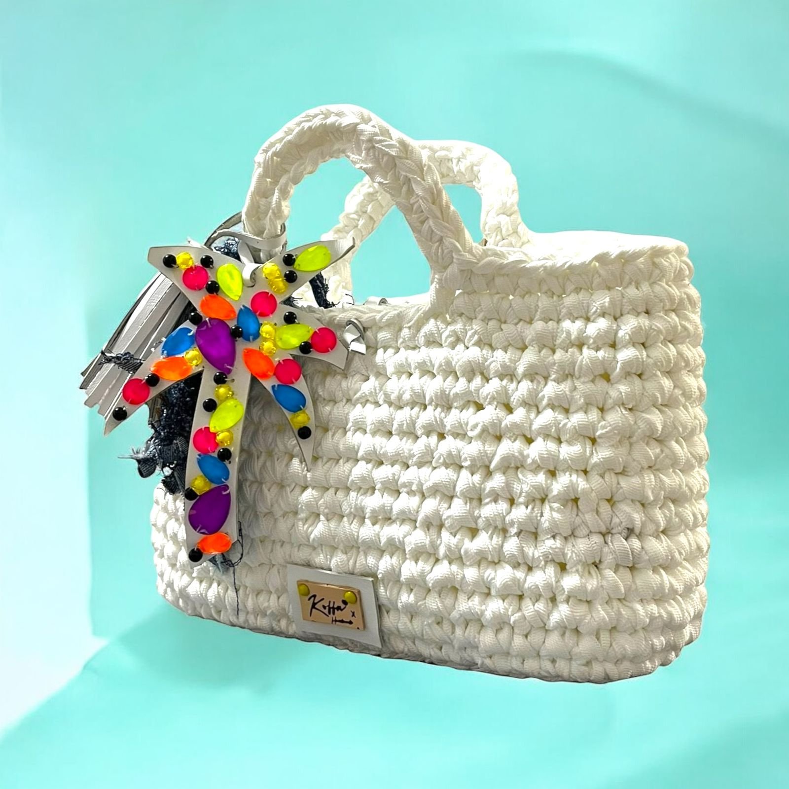 Vibrant Crochet Bag - Image 4