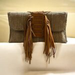 Desert Fringe Oversized Clutch
