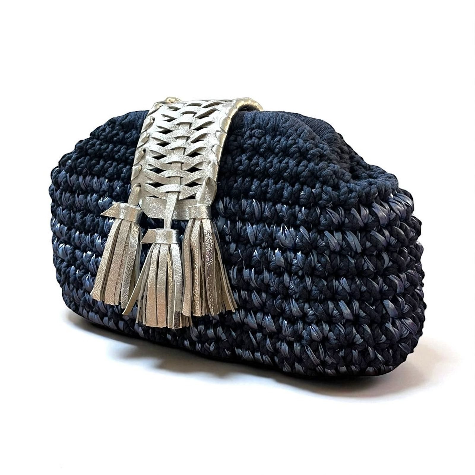 Midnight Tassel Clutch - Image 3